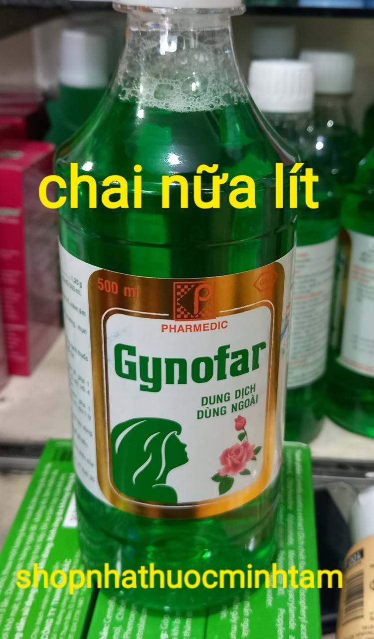 GYNOFAR DUNG DỊCH VỆ SINH PHỤ NỮ CHAI 500ML