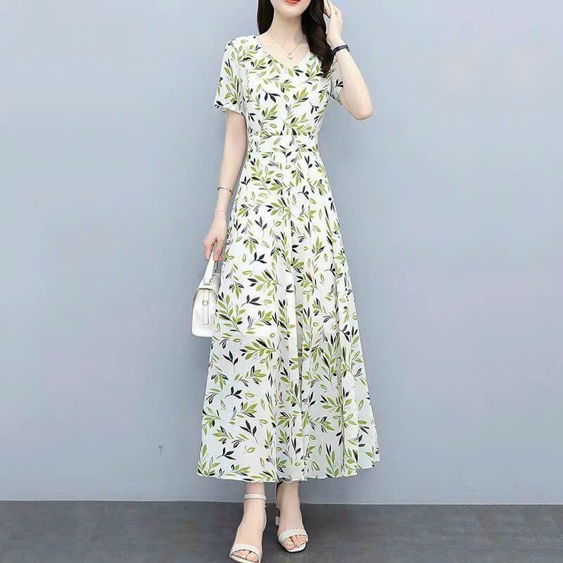 Đầm xòe chất voan 2 lớp size m đến xxl ♥️