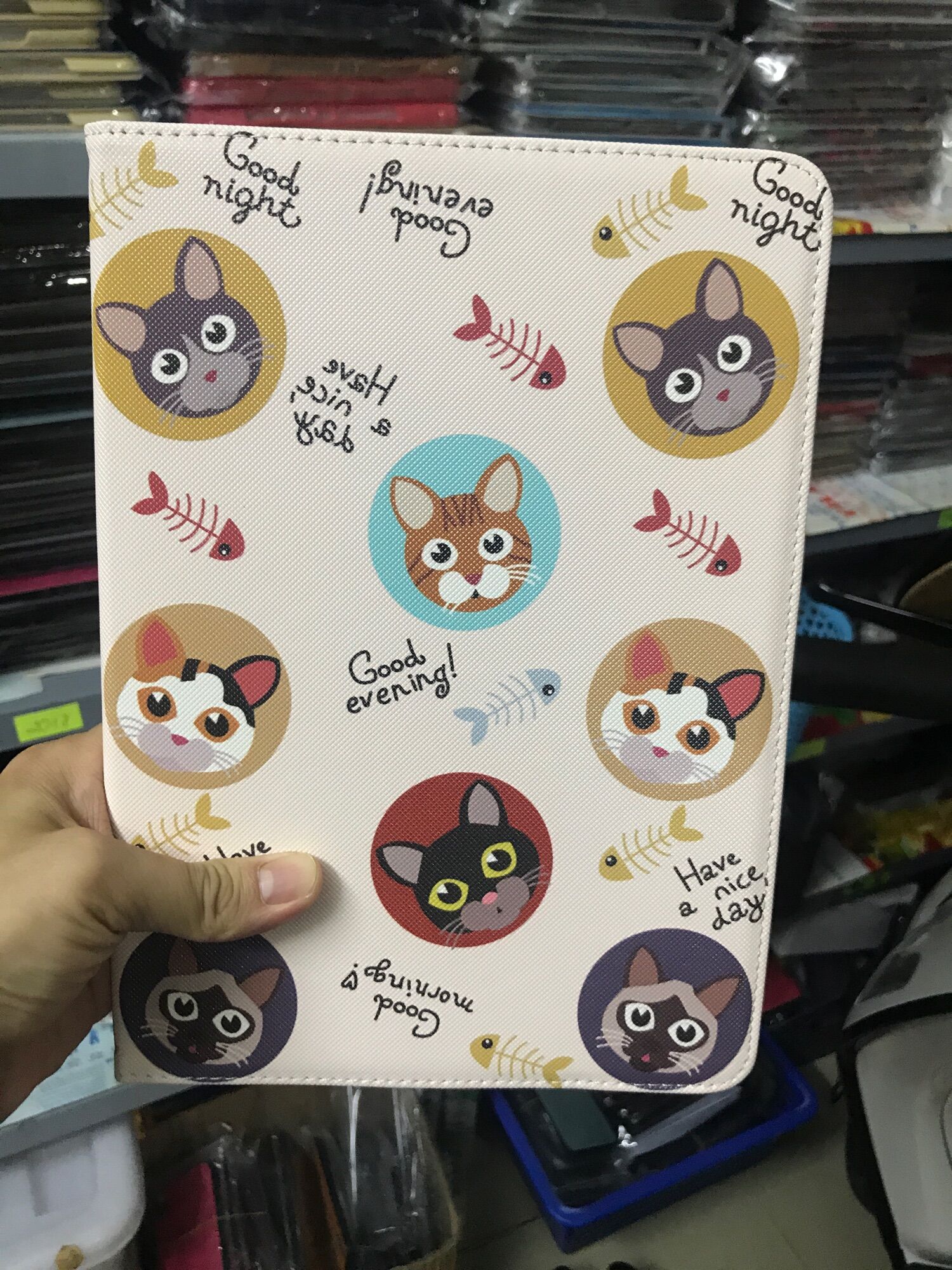 Bao da ipad gen 9 10.2 2021 mèo