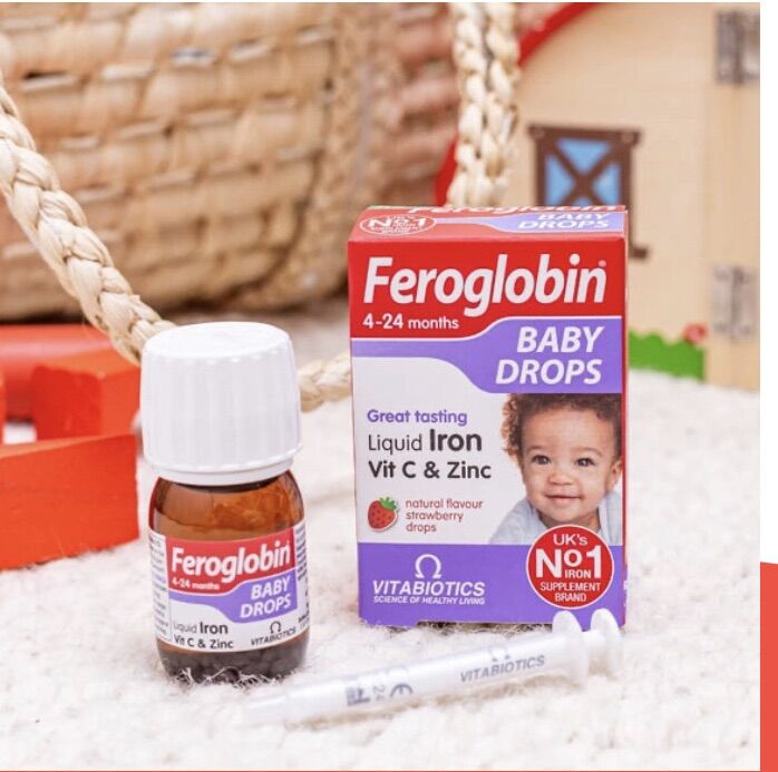 Sắt nước Feroglobin Baby Drops cho trẻ 4-24 tháng