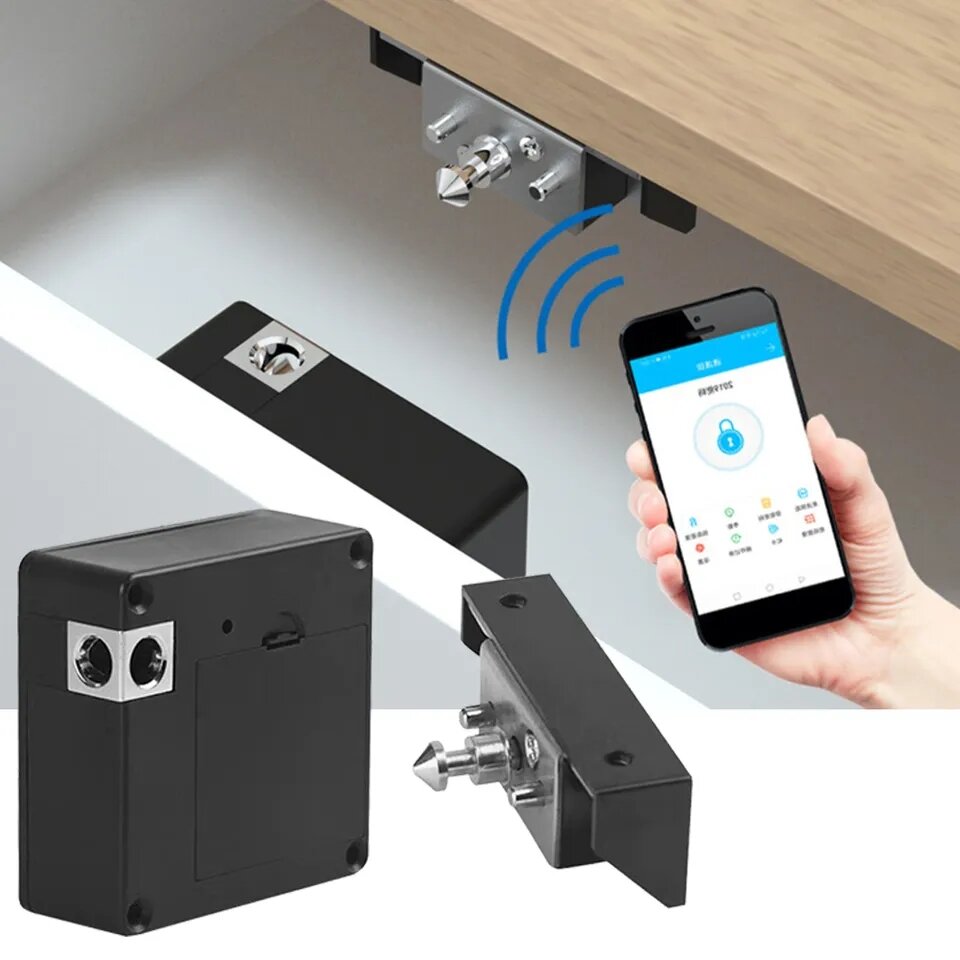 Khóa điện cất giấu quỹ đen tài liệu siêu bảo mật không cần dùng chìa khóa, không cần khoan lỗ an toàn bảo mật