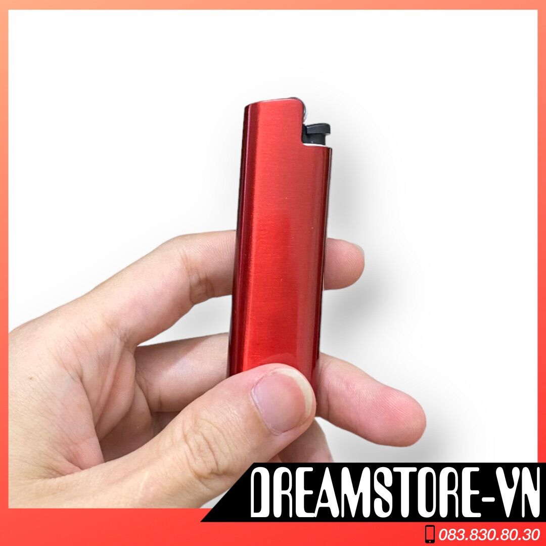 Vỏ Bật Lửa Cricket Original Kim Loại Trơn - Kèm Ruột