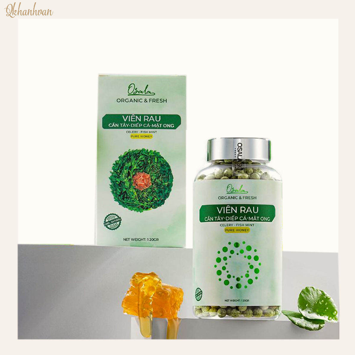 Combo 2 hộp viên rau cần tây Osala