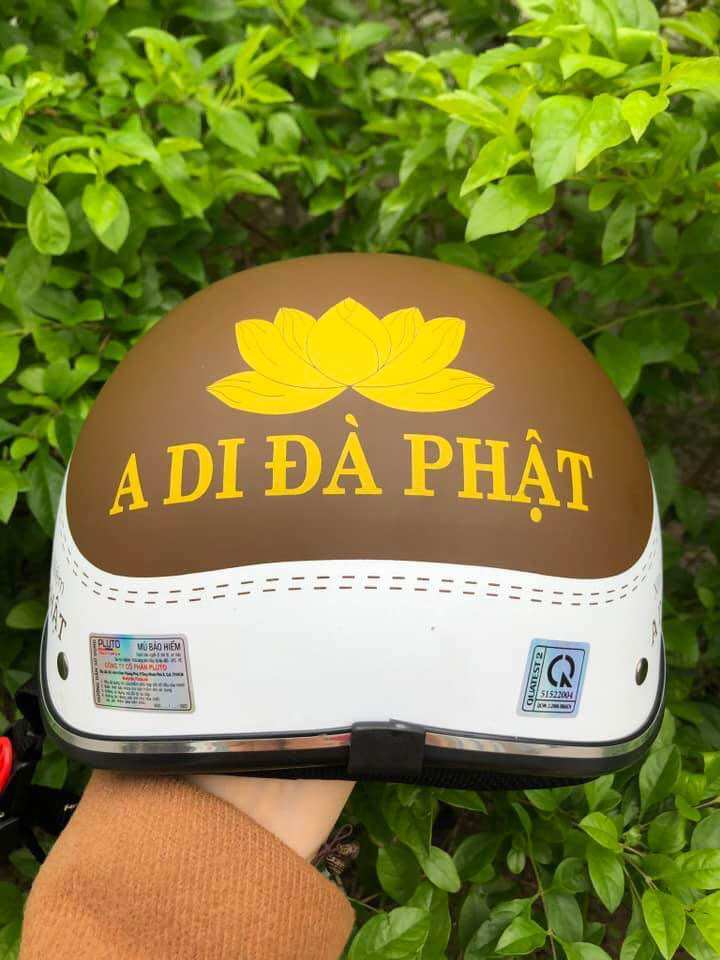 MŨ BẢO HIỂM A DI ĐÀ PHẬT BÌNH AN