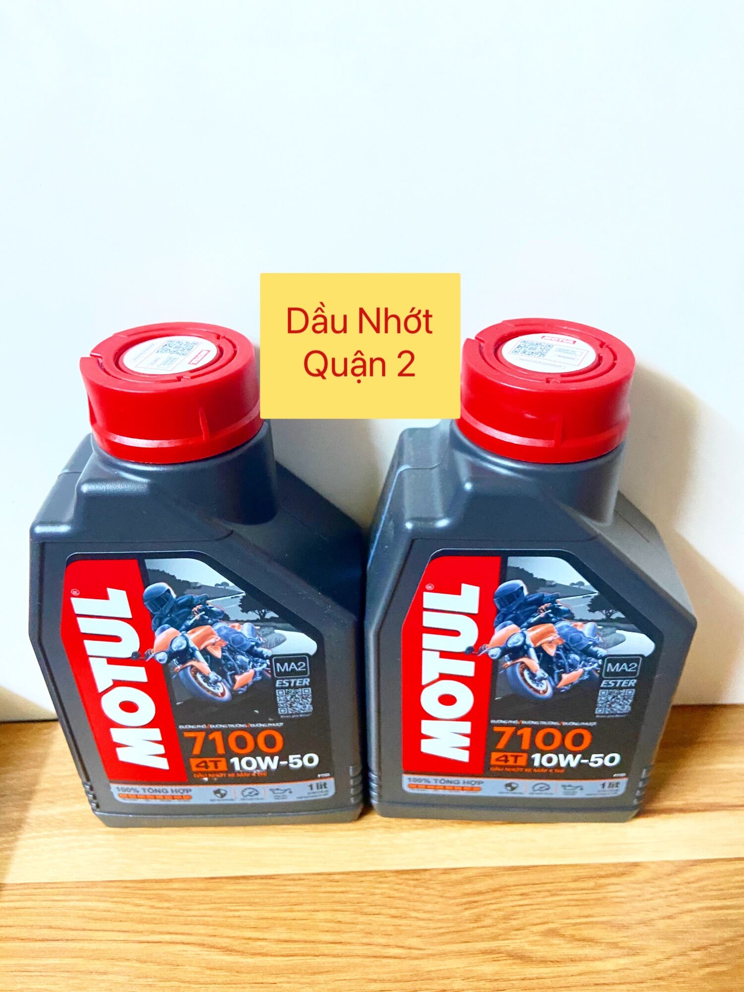 Nhớt motul xe máy 7100 - 10w50 - 1L