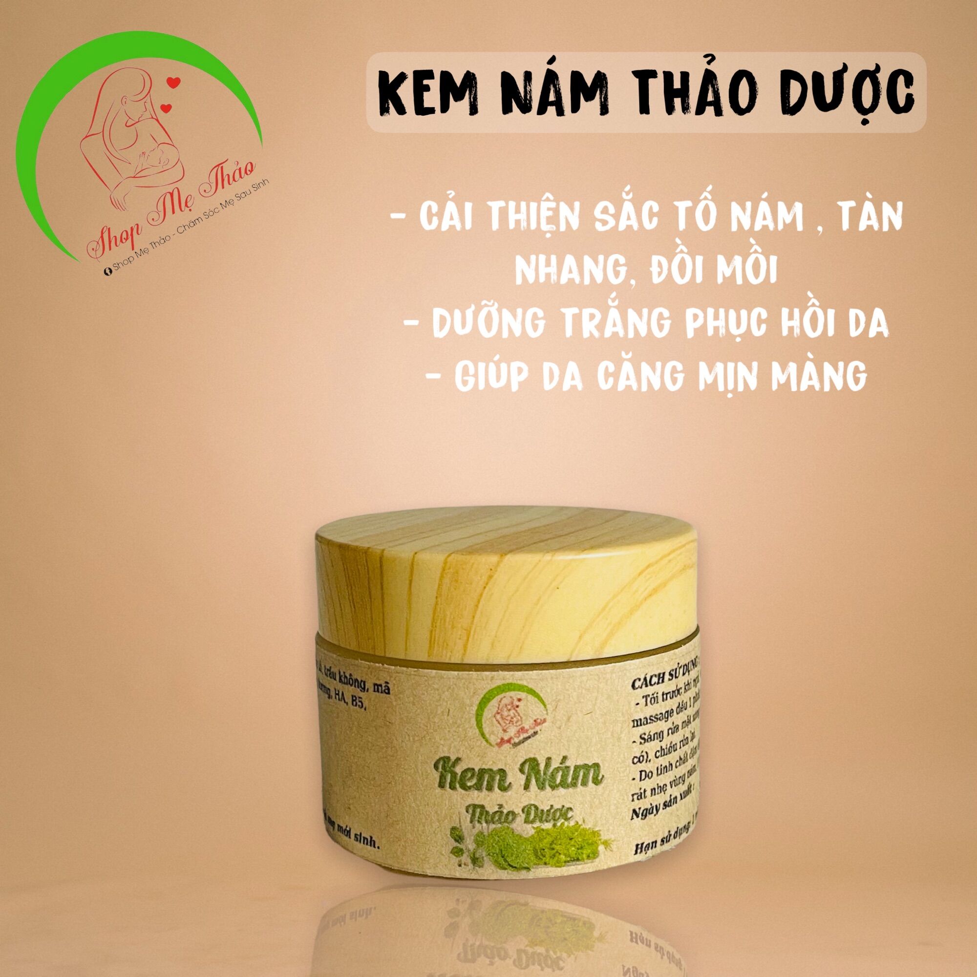 Kem nám thảo dược - 50g