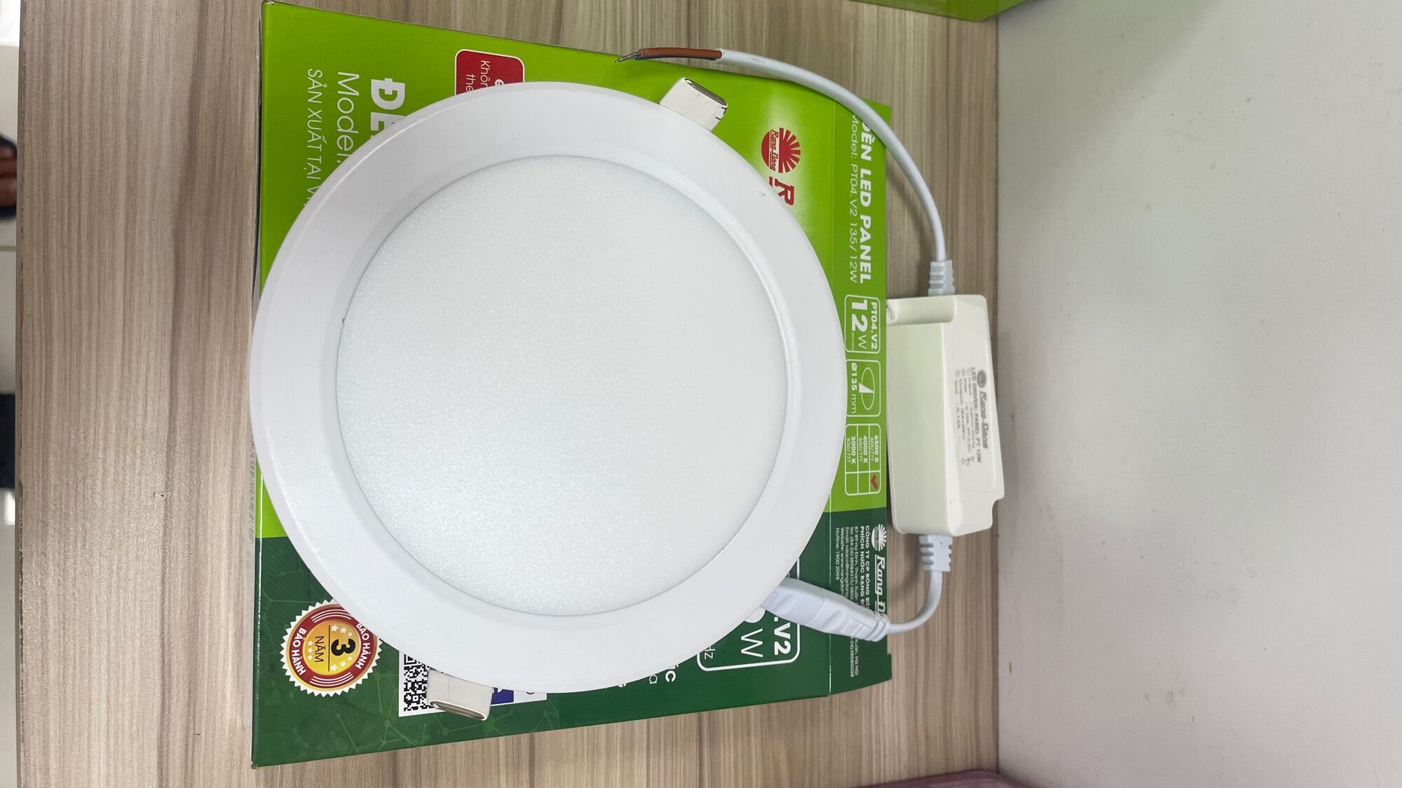 Đèn âm Trần Rạng Đông PT 04 12w/135