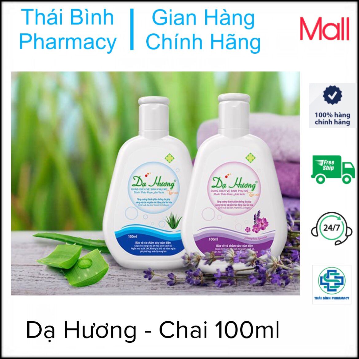 Ddvs dạ hương - chai 100ml