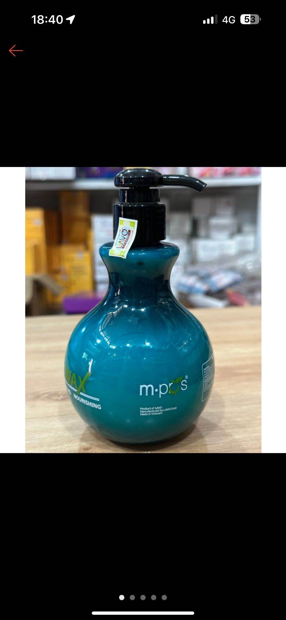 Wax tạo nếp và dưỡng bóng tóc M.pros 300ml