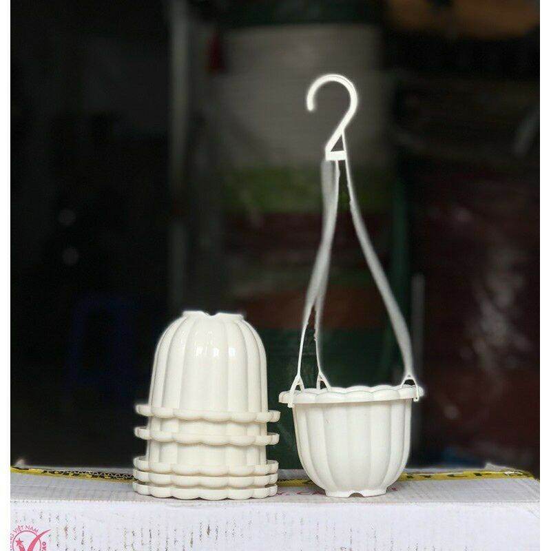 Bán sỉ 50 cái chậu treo hình bí size nhỏ mini 11x8cm
