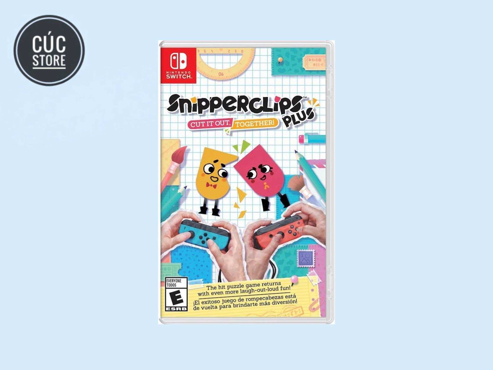 Băng chơi game Nintendo Switch: Snipperclips Plus: Cut It Out, Together!