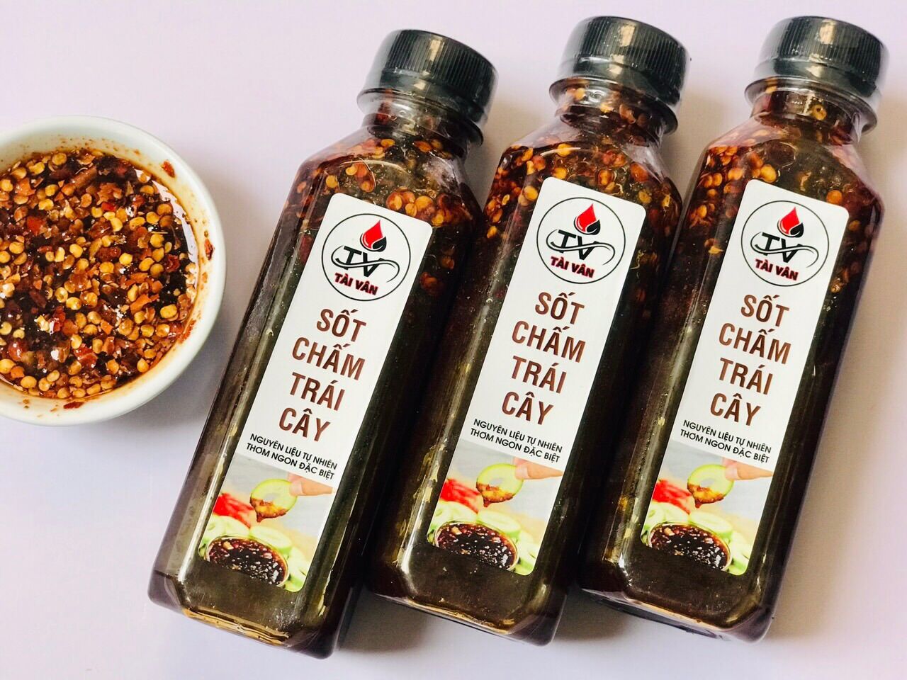 Sốt chấm trái cây Tài Vân,sốt chấm thần thánh,sốt chấm xoài,cóc,ổi,mận...
