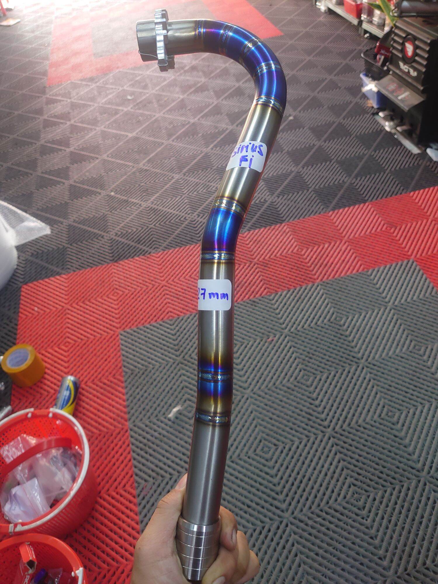 Cổ bô titan size 27mm cho sirust fi , jubiter fi