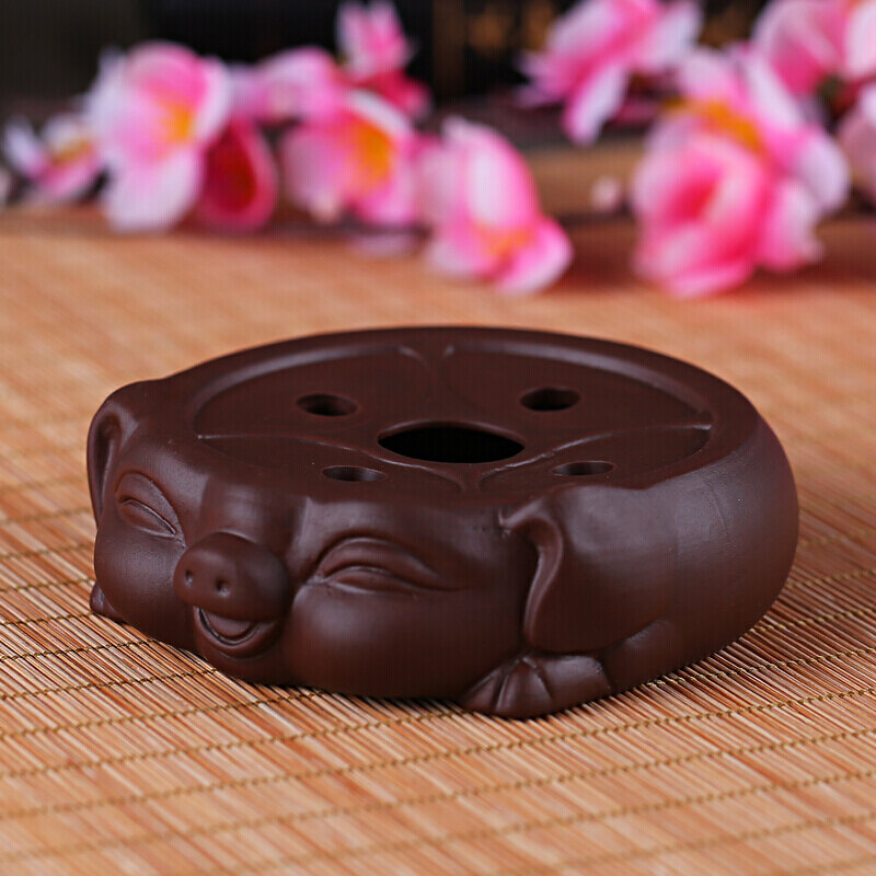 Bộ trà kung fu phụ kiện trà đạo lót ấm đế ấm tử sa lót ấm trà đế ấm trà gốm sứ khay trà