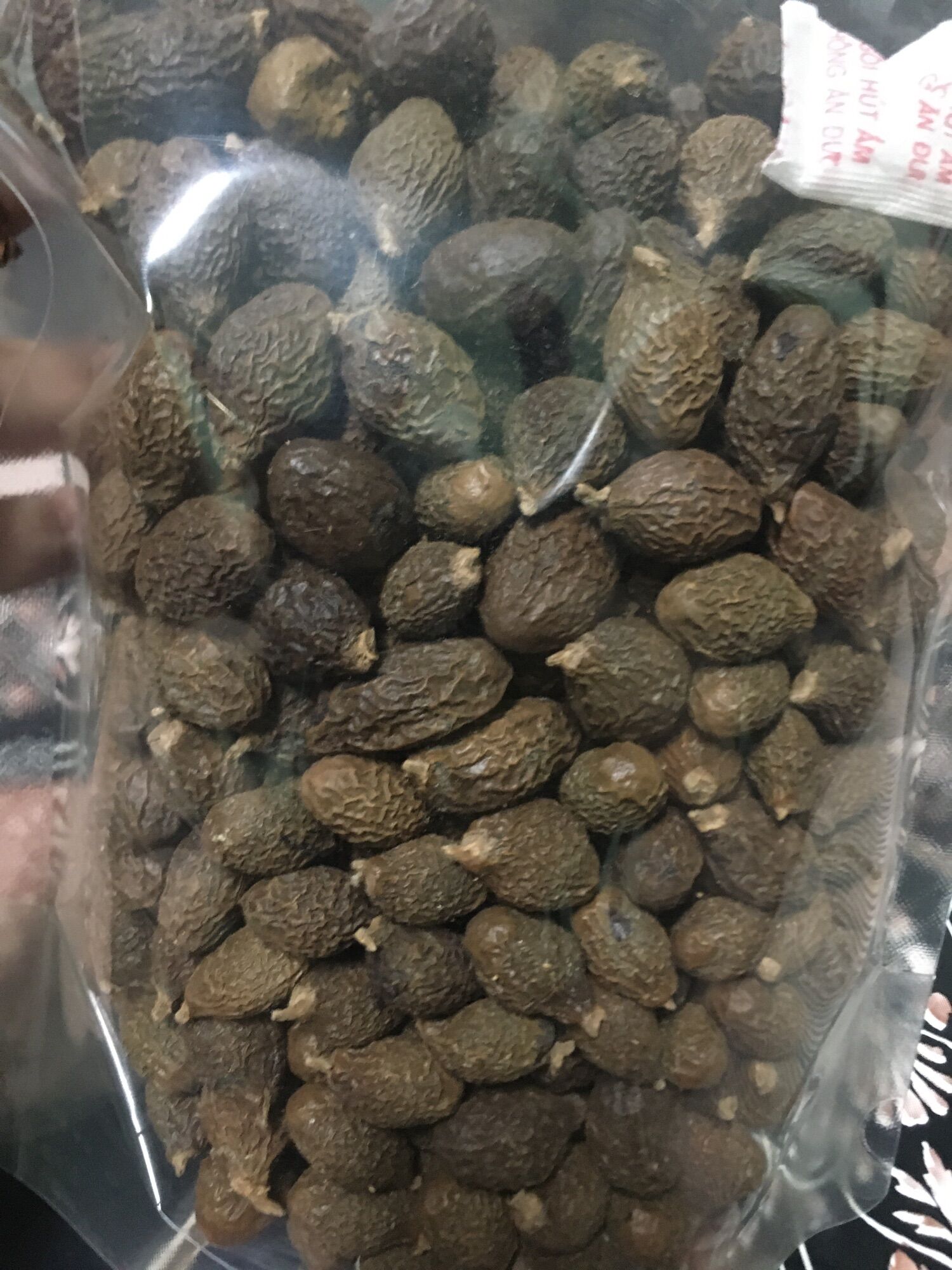 Hạt đười ươi sẻ 500gr