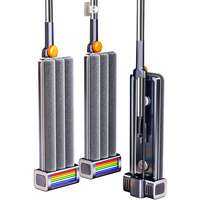 Joybos | Cây Lau Nhà Cầu Vồng Không Cần GiặtTay Dùng Được Ướt Và Khô