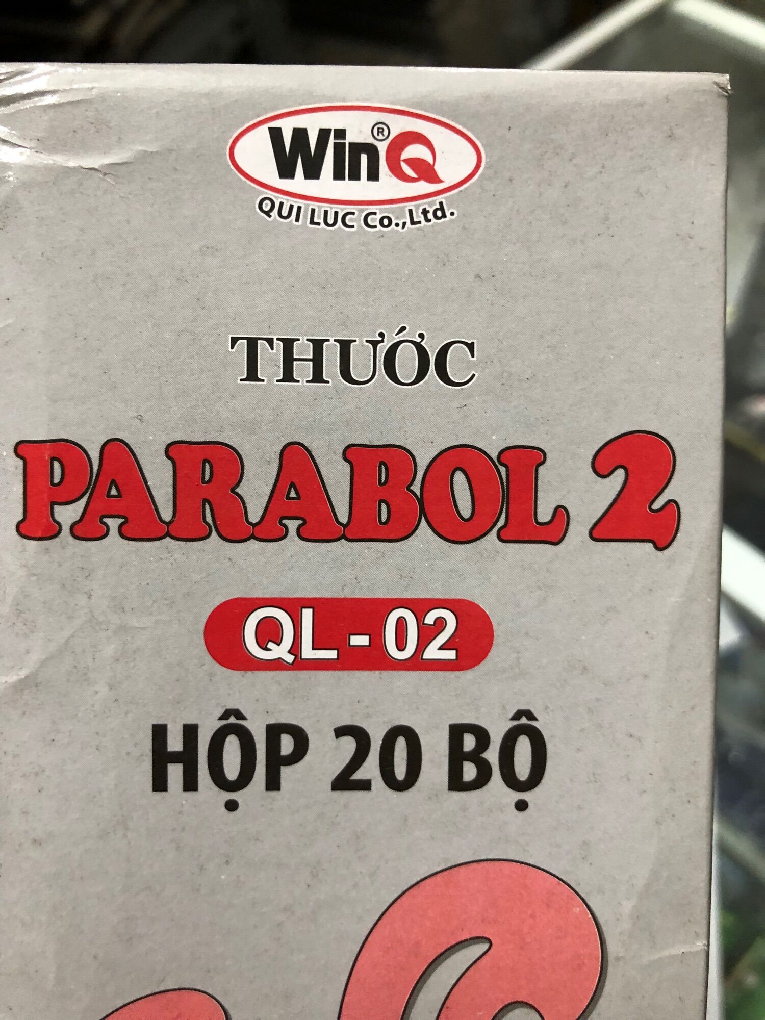 Bộ thước parabol, thước cong