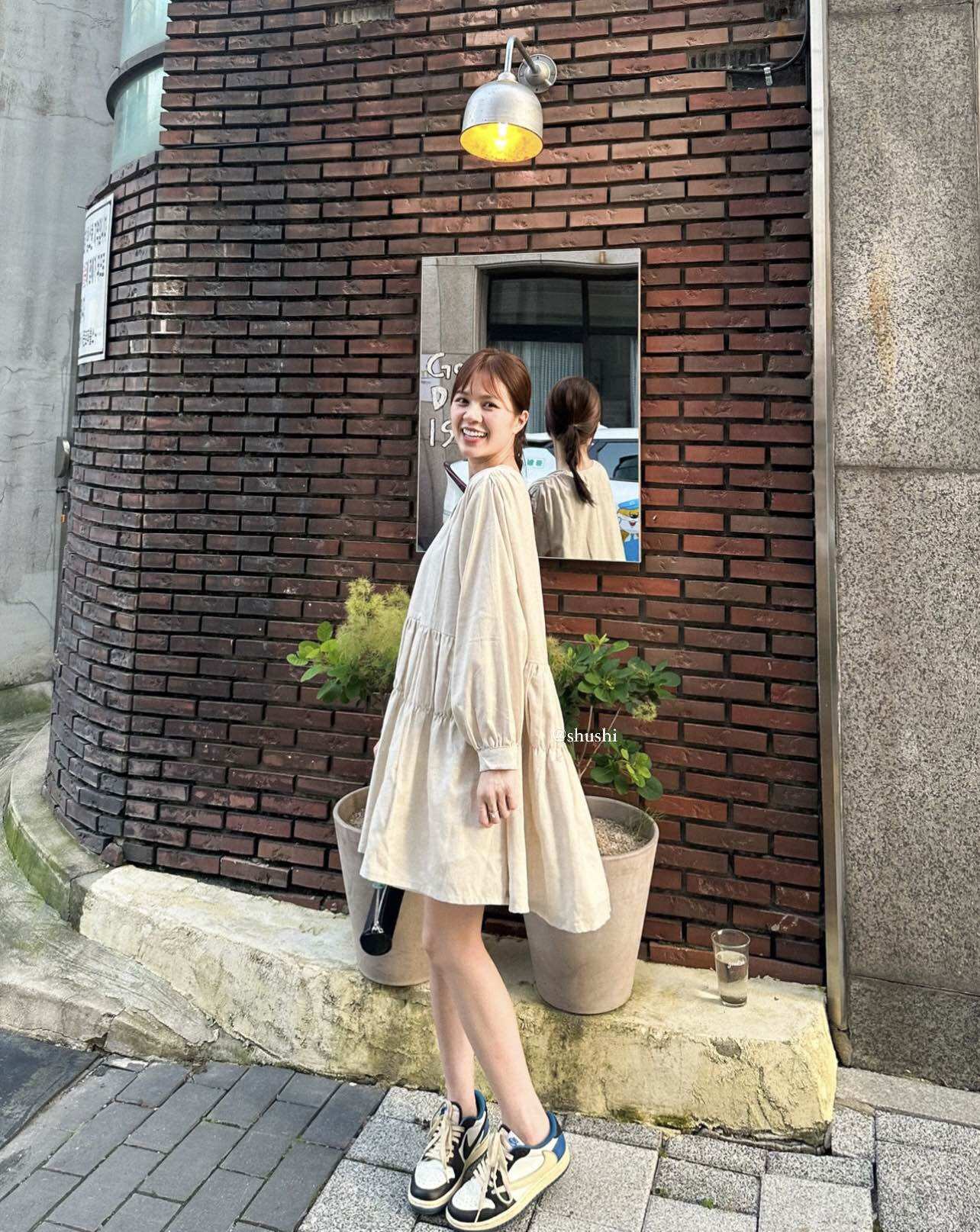 Nandy Dress - Đầm Linen Babydoll ( ảnh chính chủ )