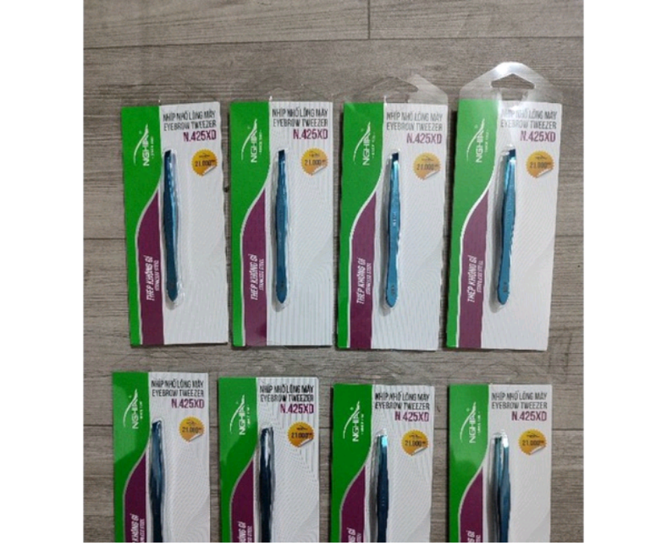 Nhíp nhổ lông mày Kềm Nghĩa N425 chính hãng