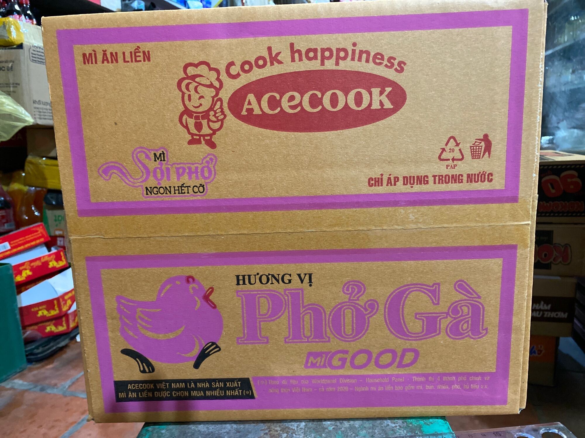 Phở gà good Acecook thùng 30 gói x 68gam