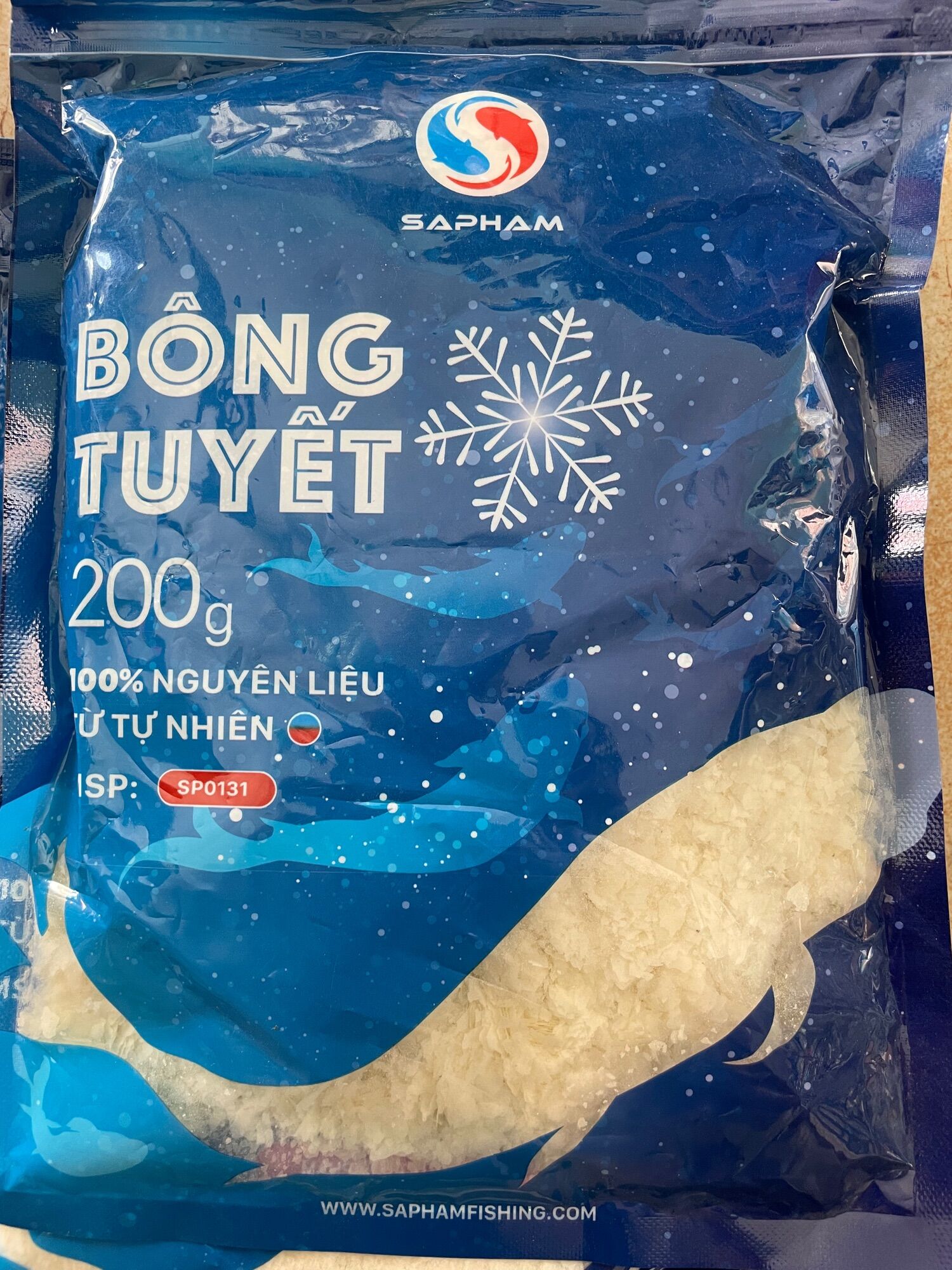 2 gói mồi bông tuyết