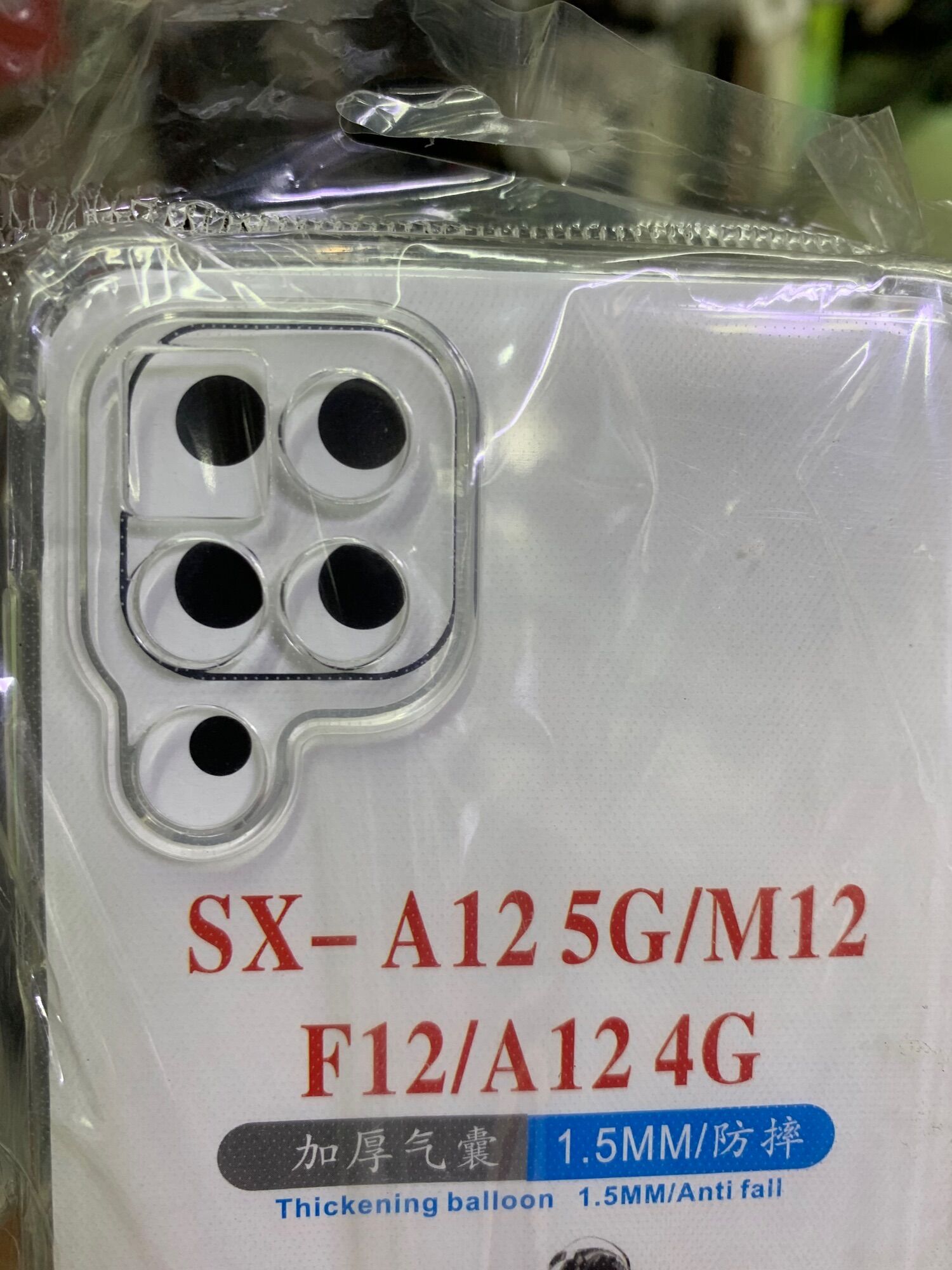 Ốp lưng Samsung A12 dẻo trong