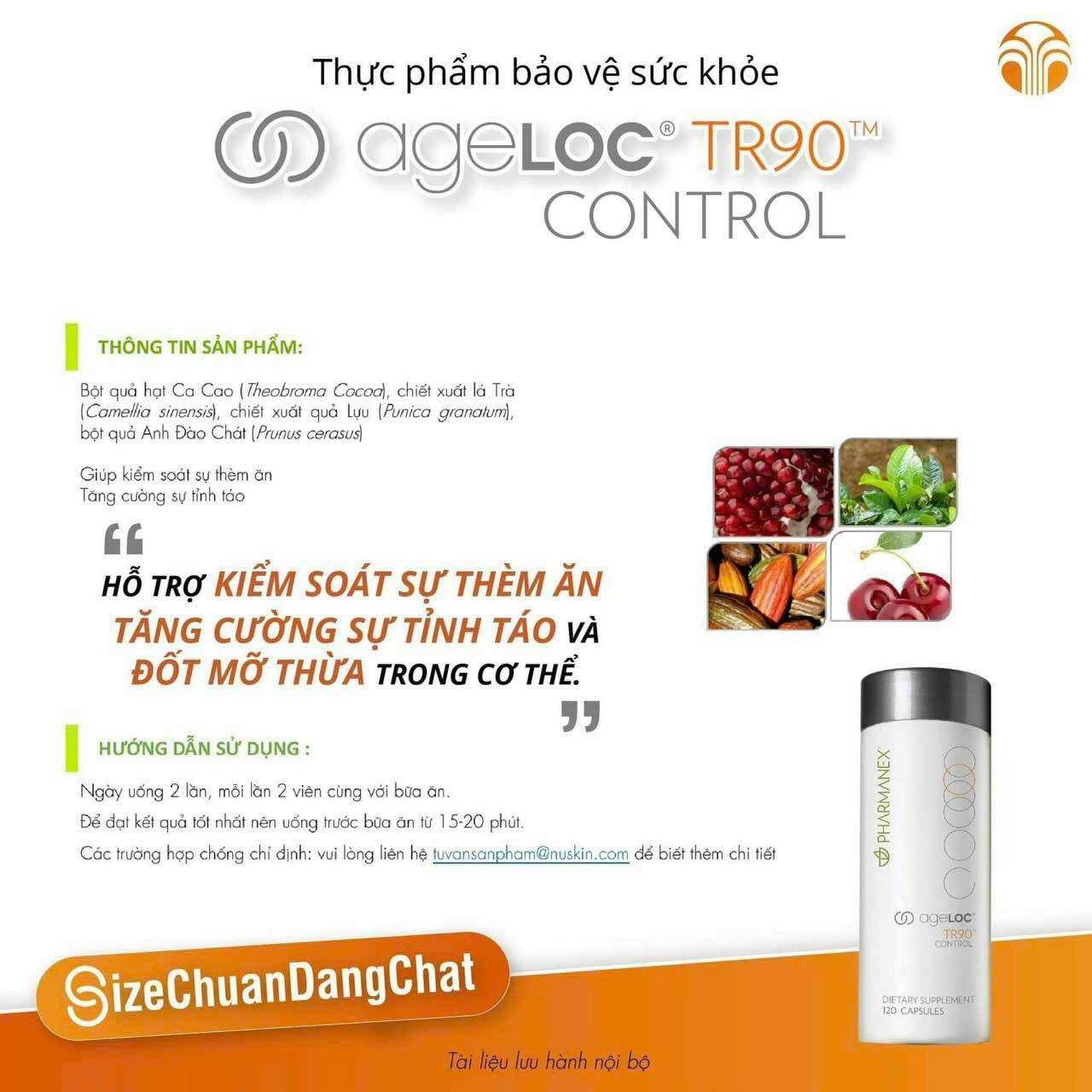 Bộ đôi tăng cơ-giảm mỡ Control Complex TR90 Nuskin