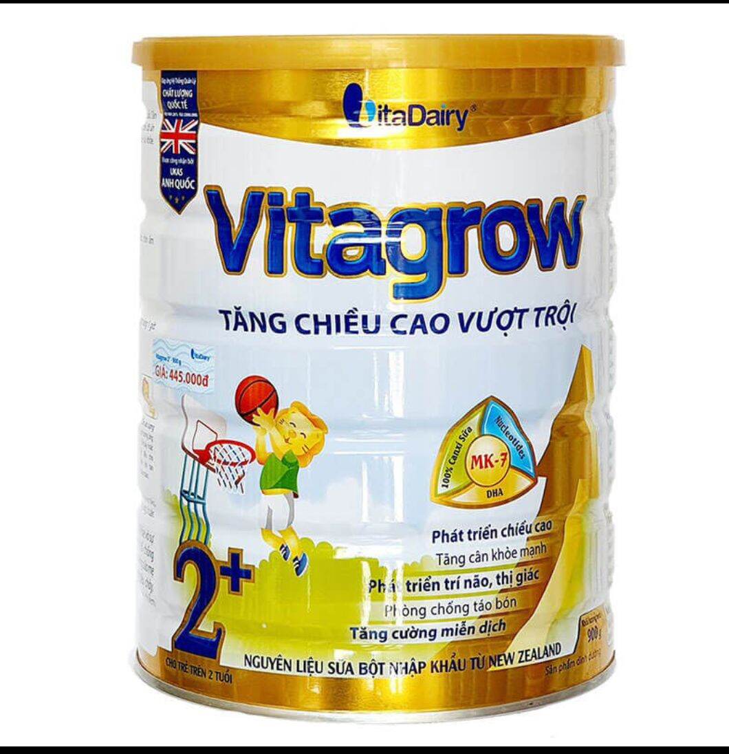 Sữa vitagrow 2+ 900gr