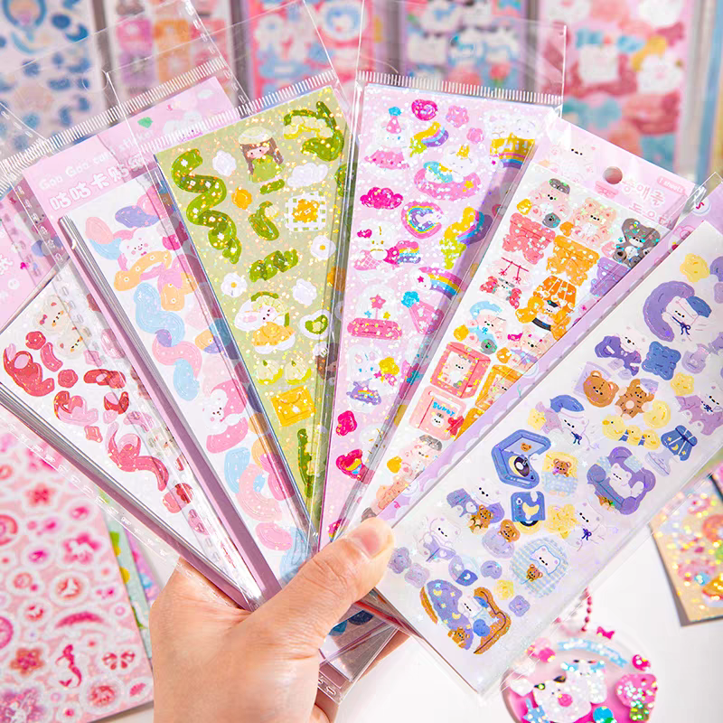 Set 10 Sticker Dán Cute Nhiều Mẫu