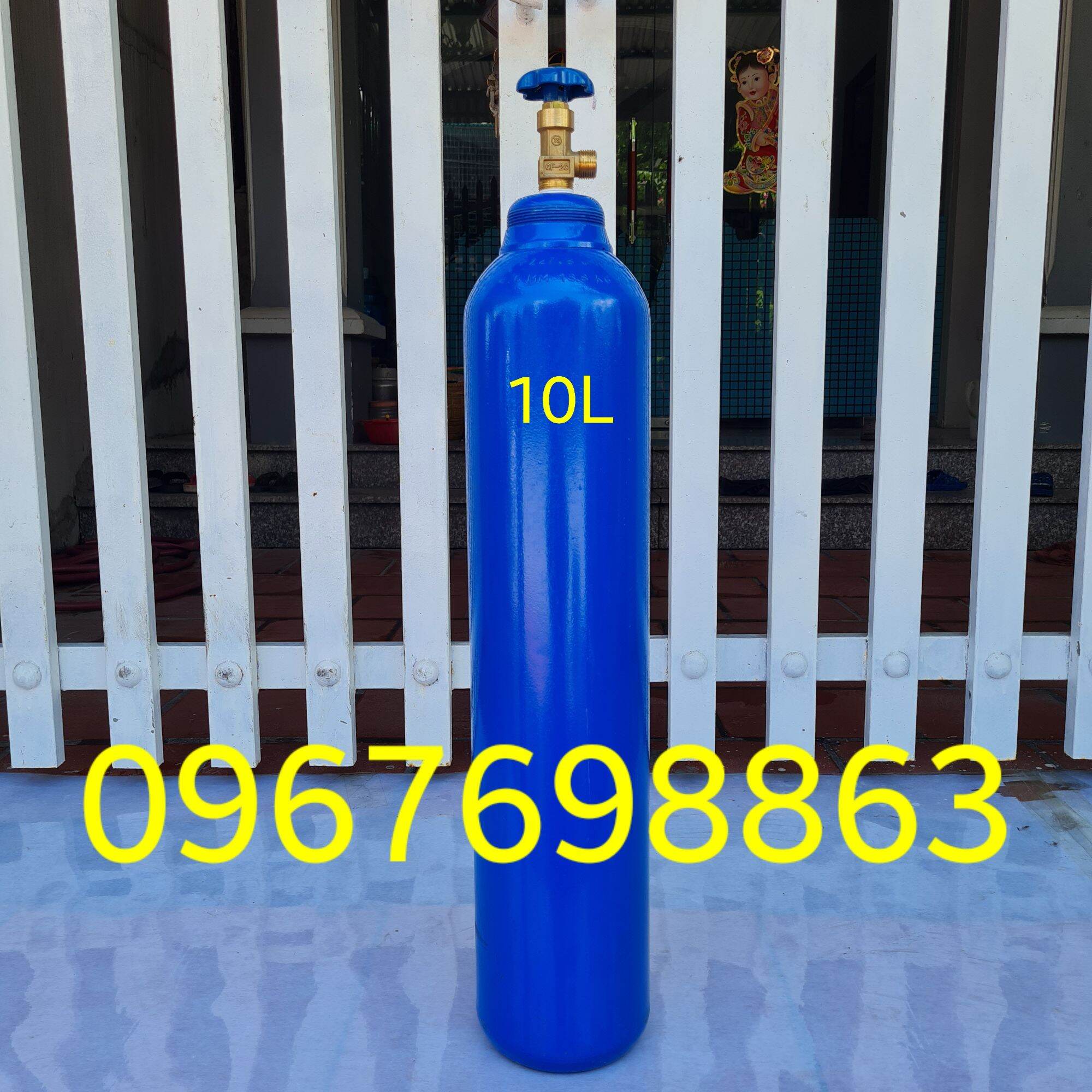 Bình khí nito 10lít đã nạp khí