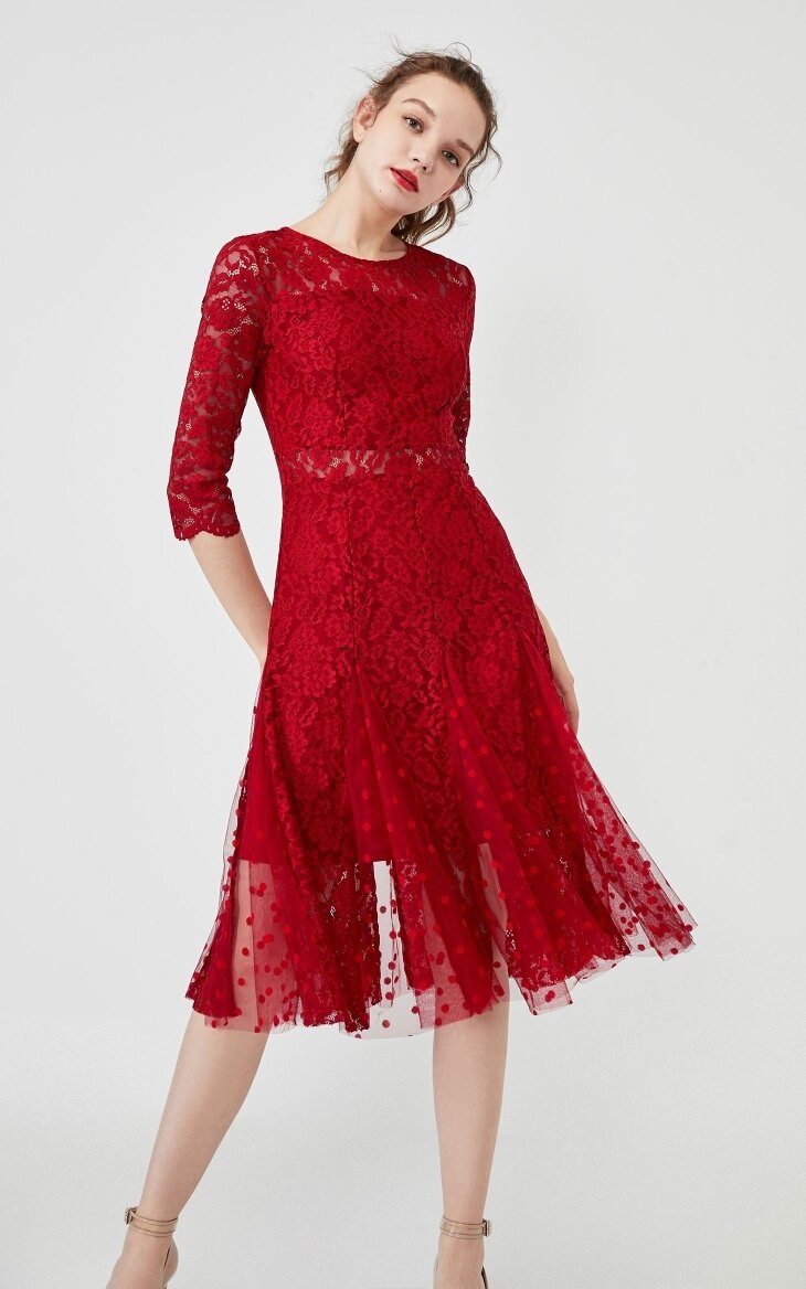 ĐẦM REN VERO MODA CAO CẤP