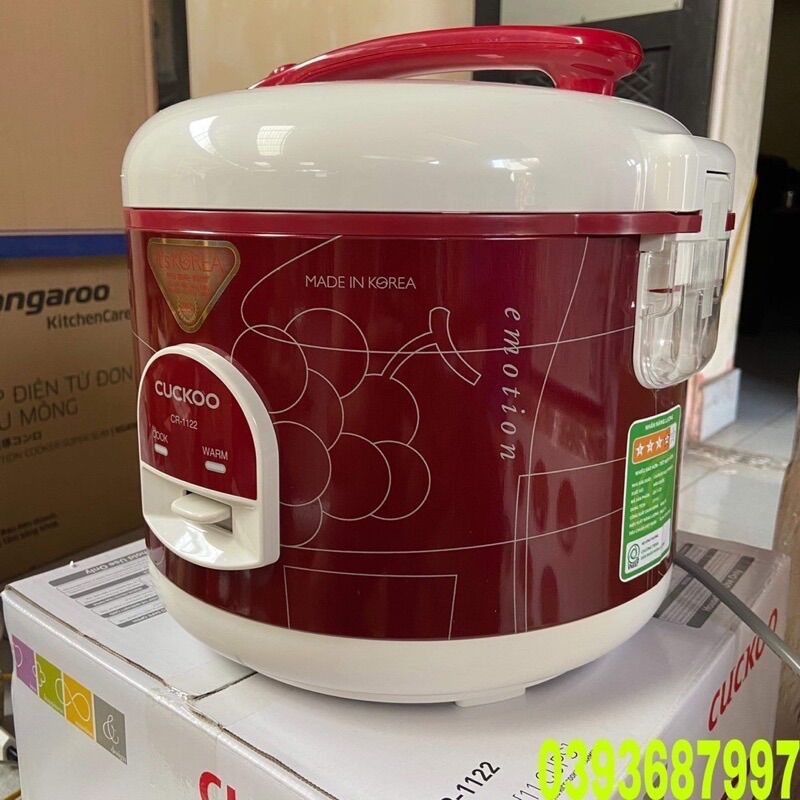 NỒI CƠM ĐIỆN CUCKOO CR-1122 2L HÀNG NHẬP KHẨU HÀN QUỐC