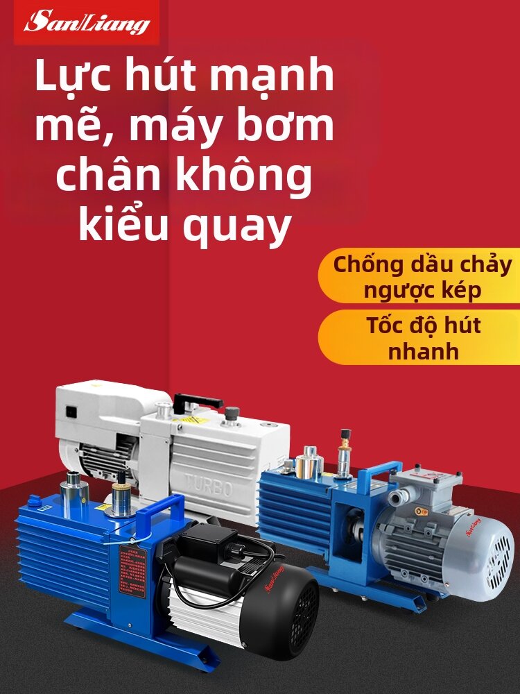 sanliang | Oil Pump Vacuum High Pressure Booster Pump for Laboratory and Small Industries Giá 22,781,000 Đồng*Miễn phí vận chuyển