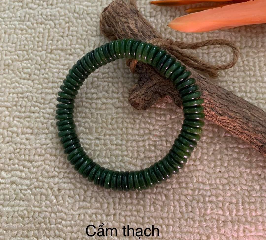 Vòng cẩm thạch bánh xe đá đẹp hàng nhật tuyển