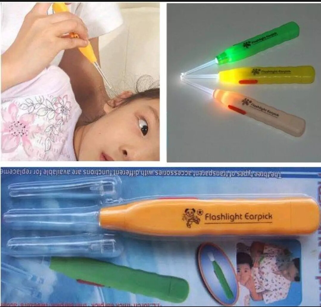 Dụng cụ lấy ráy tai em bé có đèn