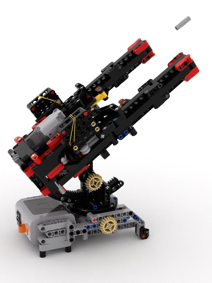 XIAOXIAOGONGCHENGSHI | Electric Control High-altitude Cannon Model Robot Building Set Giá 1,171,000 Đồng*Miễn phí vận chuyển