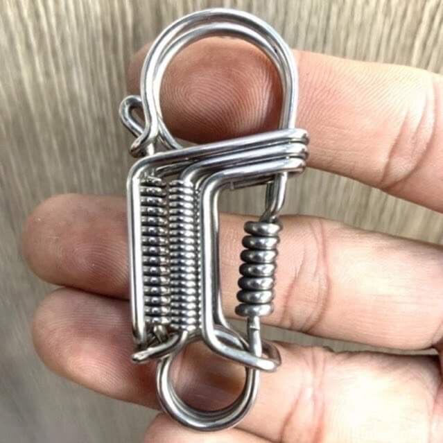Móc khoá thủ công inox 304 thông thường