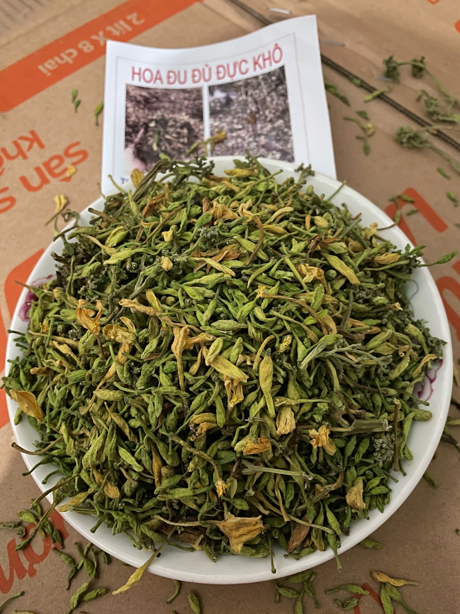 Hoa đu đủ đực khô 200g