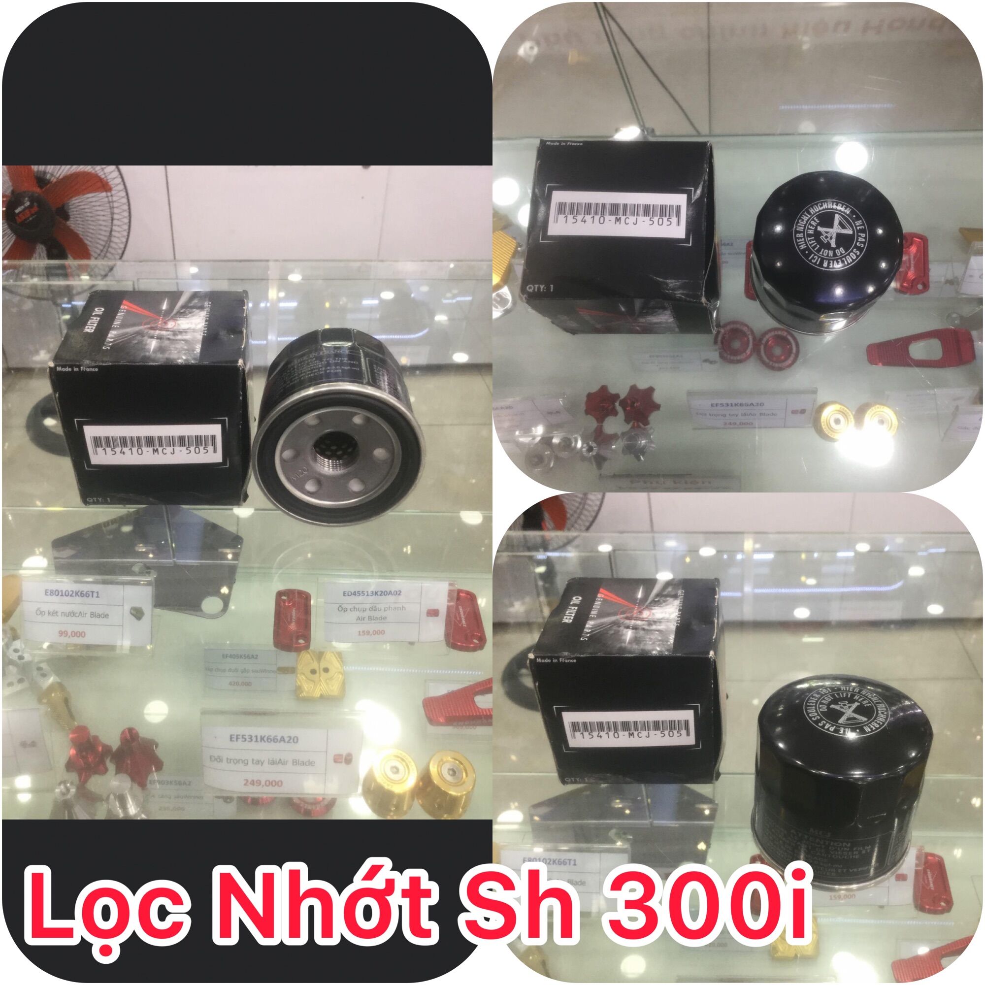 Lọc nhớt sh 300i 2007 - 2020