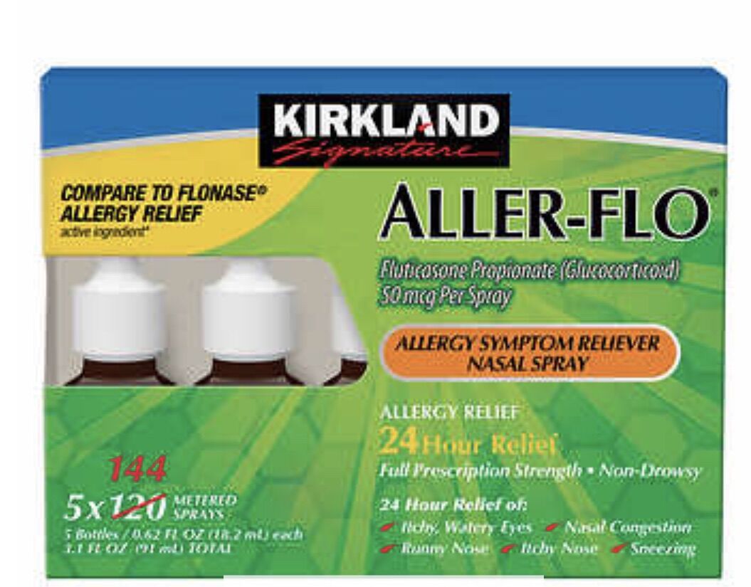 Combo vỉ 5chai KirklandSignature Aller-Flo  Date 2025