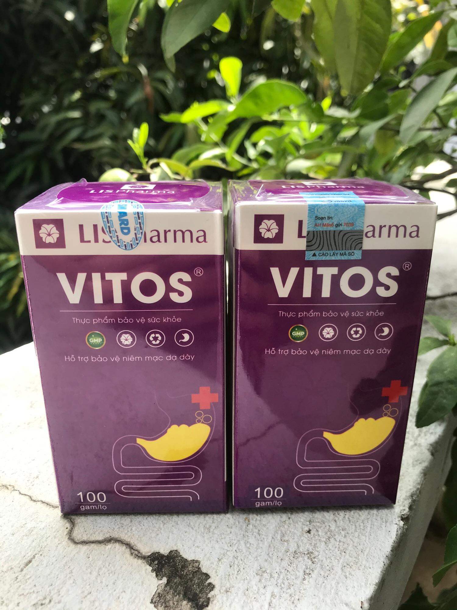 Dạ Dày Vitos [CHÍNH HÃNG] - Hỗ trợ viêm loét dạ dày, trào ngược thực quản, xuất huyết dạ dày, khuẩn hp
