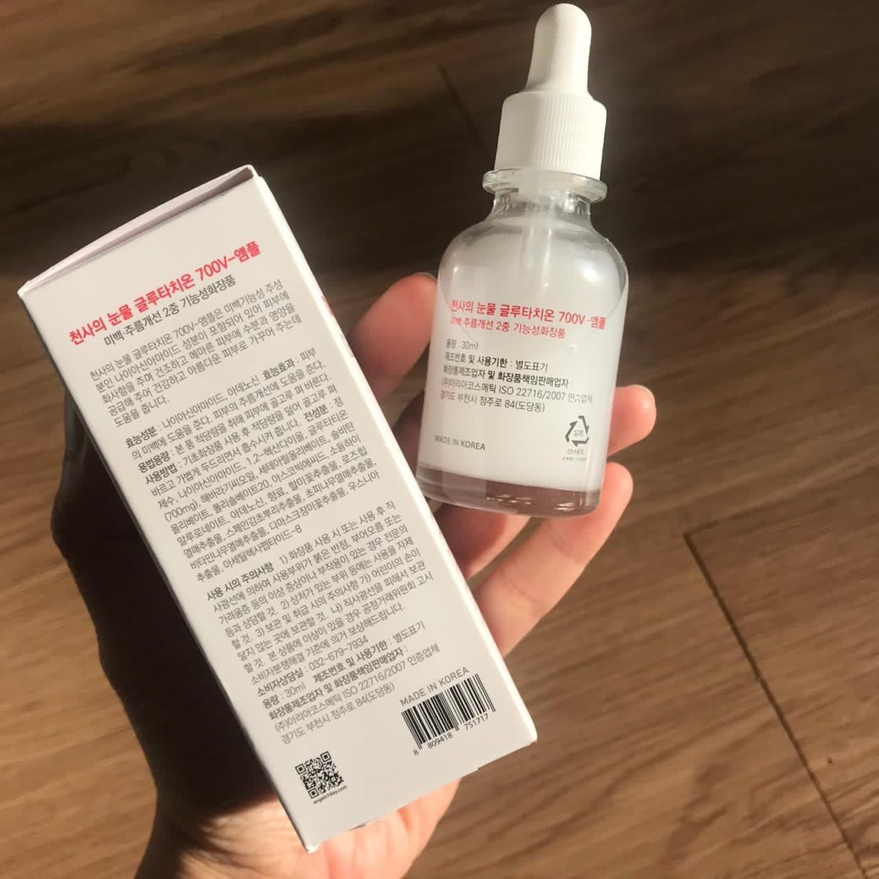 Huyết thanh 7Day Whitening Program Glutathione 700 V-Ample 30ml