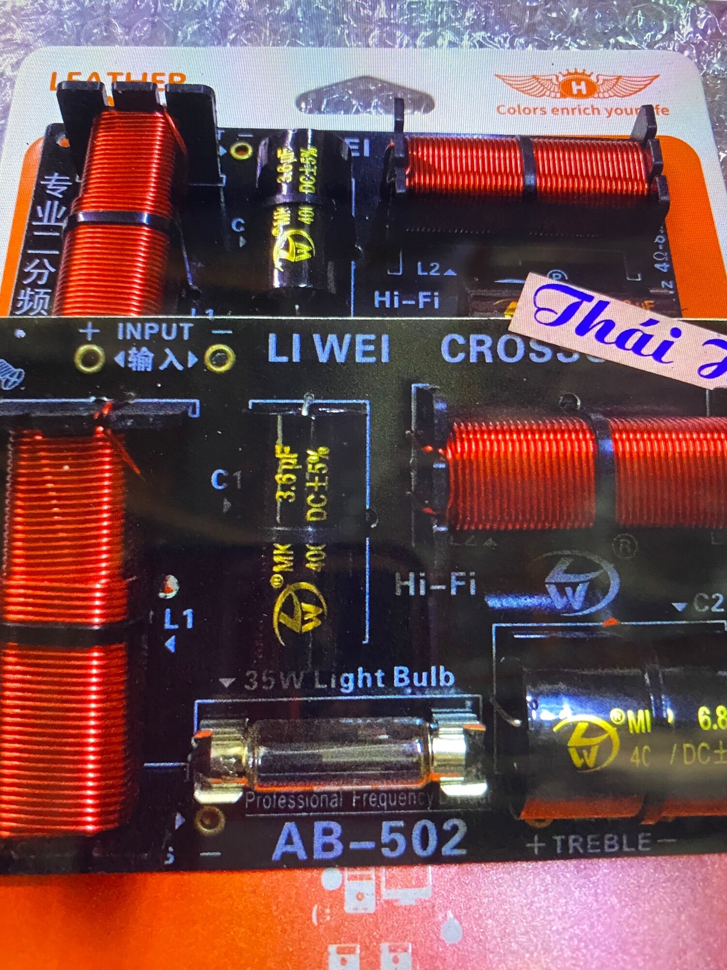 Phân tần loa AB -502 giá cho 2 mạch