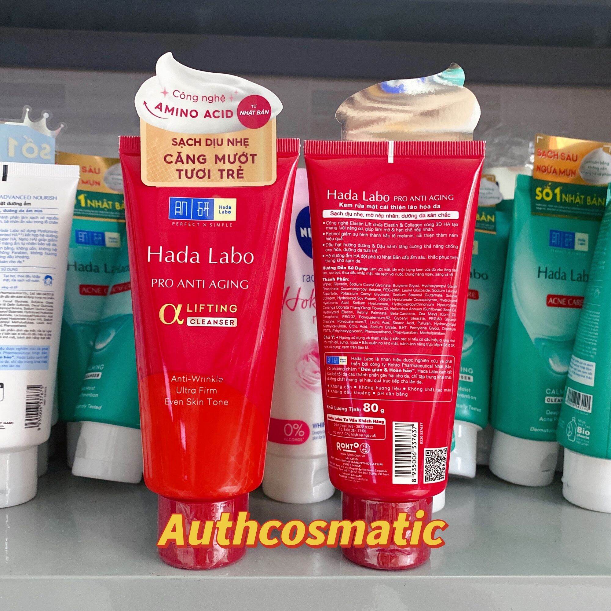 KEM Rửa Mặt Hada labo Đủ Mẫu 80g