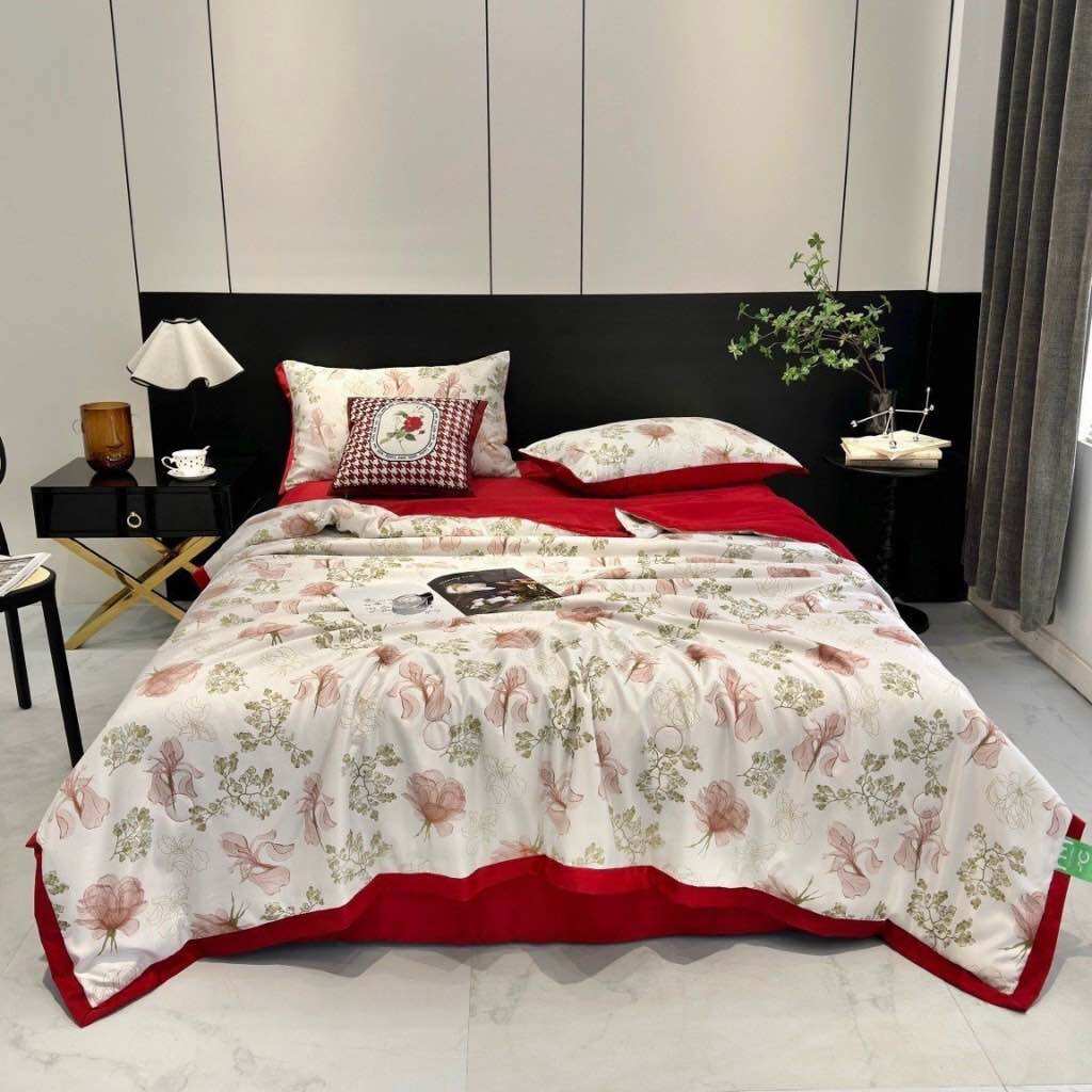 Bộ 5 Món Vỏ Chăn Ga Gối Cotton poly Hàn Quốc (được chọn mẫu)