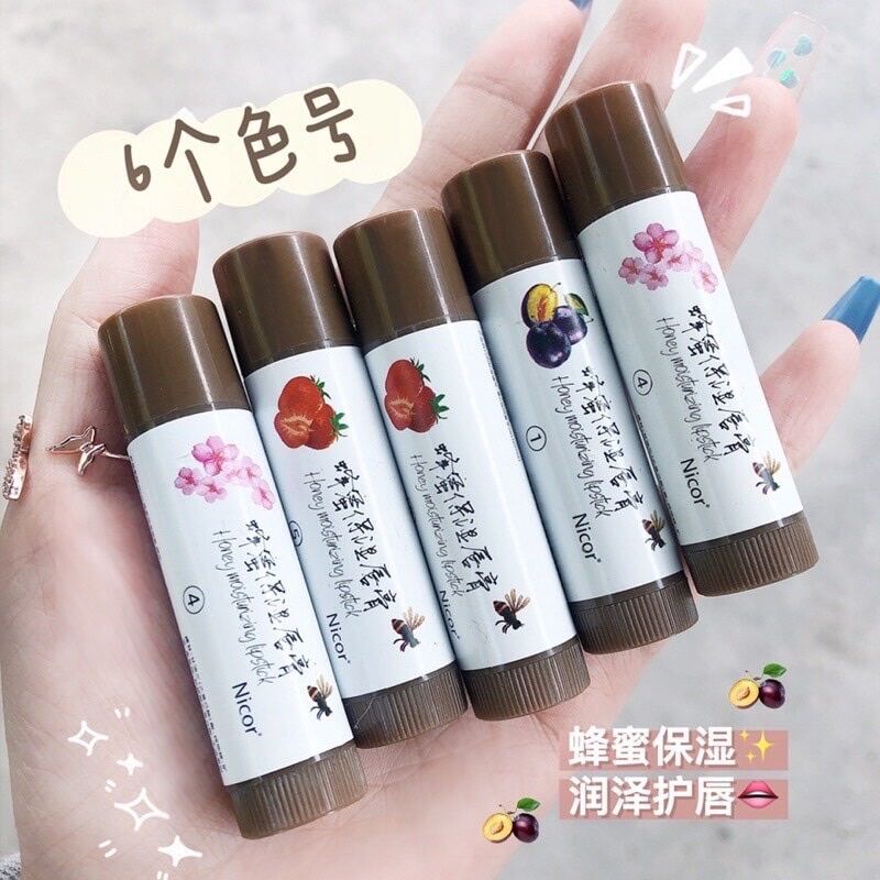 SON DƯỠNG MÔI TRÁI CÂY GIÚP MỀM VÀ HỒNG MÔI