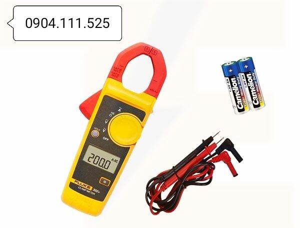 [HCM]FLUKE 302+ dây đo đài loan Ampe kìm đo dòng AC (400A)