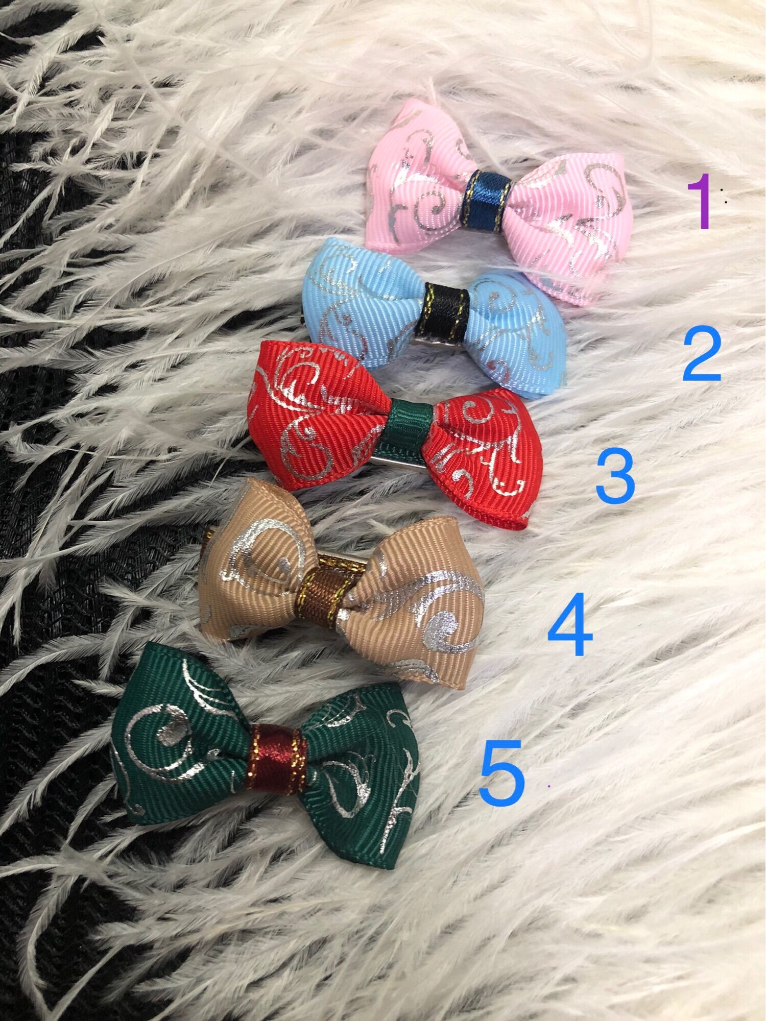 Set 5 kẹp tóc cho bé gái