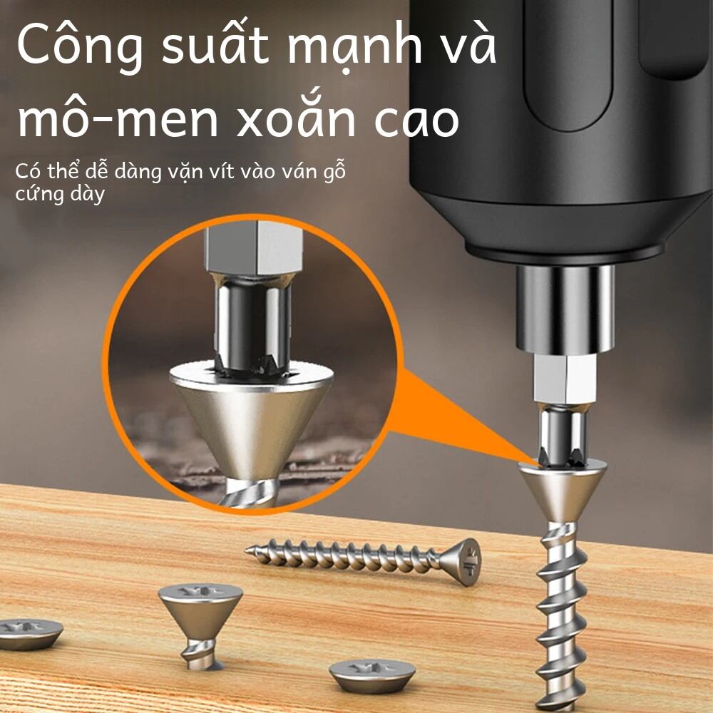 Bộ Tuốc Nơ Vít Điện Không Dây 4.2V, Nhỏ Gọn, Kiểu Súng, Dùng Trong Nhà, Dụng Cụ Sửa Chữa Đa Năng, Tay Cầm Từ Tính, Thép Không Gỉ