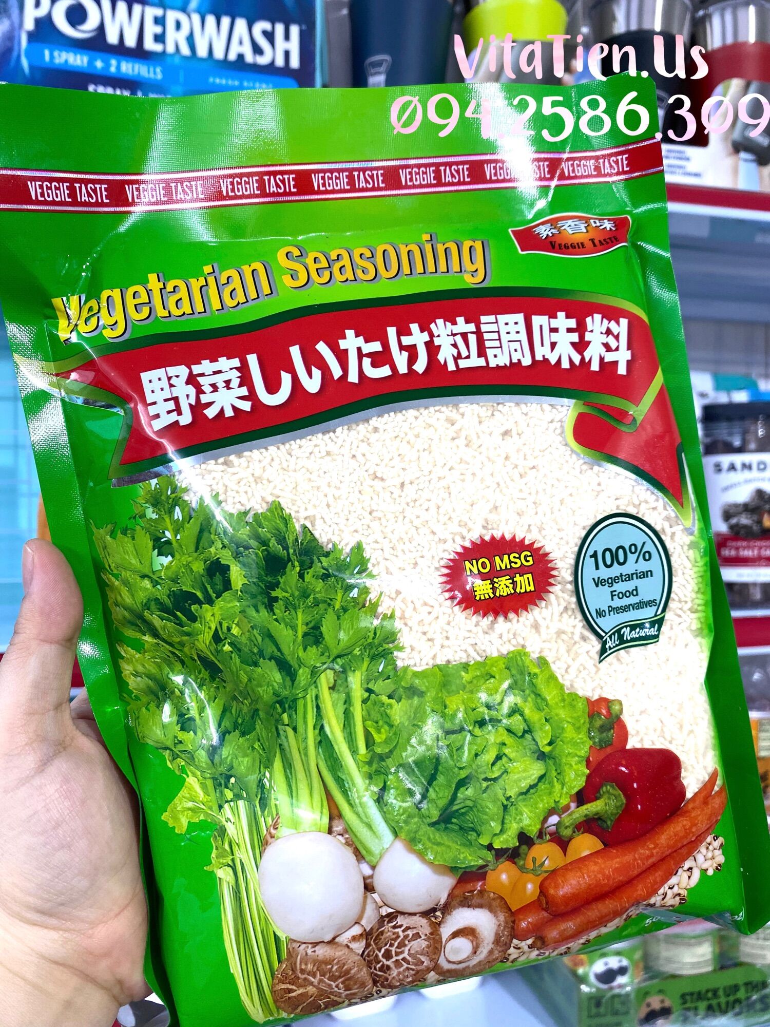 Hạt nêm rau củ nấm Vegetable Seasoning 500Gr_Hàng ✈️ từ Mỹ